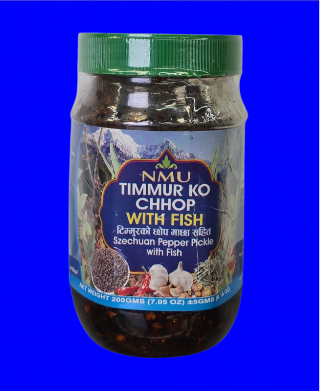 Timmur Ko Chhop with Fish