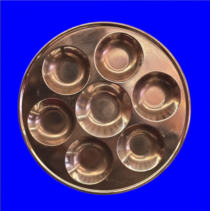 Puja Thali Tama Copper 8.5 Inch